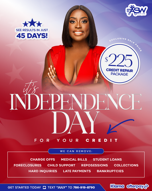 4th of July Free Your Credit!