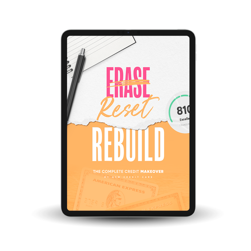 "Erase, Reset, Rebuild" Credit Repair E-Book